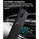 For Xiaomi Poco M3 Classic Tilt Strip Grain Magnetic Shockproof PC + TPU Case(Blue)