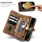 For Samsung Galaxy S21 5G CaseMe Detachable Multifunctional Horizontal Flip Leather Case, with Card Slot & Holder & Zipper Wallet & Photo Frame(Brown)