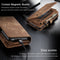 For Samsung Galaxy S21+ 5G CaseMe Detachable Multifunctional Horizontal Flip Leather Case, with Card Slot & Holder & Zipper Wallet & Photo Frame(Brown)