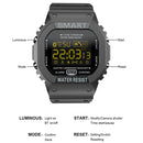 Lokmat MK22 1.21 inch FSTN LCD Screen 50m Waterproof Smart Watch, Support Information Reminder / Remote Camera / Sport Record(Orange)