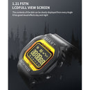 Lokmat MK22 1.21 inch FSTN LCD Screen 50m Waterproof Smart Watch, Support Information Reminder / Remote Camera / Sport Record(Blue)