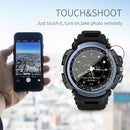 Lokmat MK28 1.4 inch FSTN Screen IP68 Waterproof Smart Watch, Support Information Reminder / Remote Camera / Sport Record(Blue)