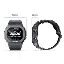 Lokmat OCEAN 1.14 inch TFT Touch Screen IP68 Waterproof Smart Watch, Support Information Reminder / Sleep Monitor / Sport Record(Denim Blue)