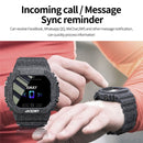 Lokmat OCEAN 1.14 inch TFT Touch Screen IP68 Waterproof Smart Watch, Support Information Reminder / Sleep Monitor / Sport Record(Camouflage Green)