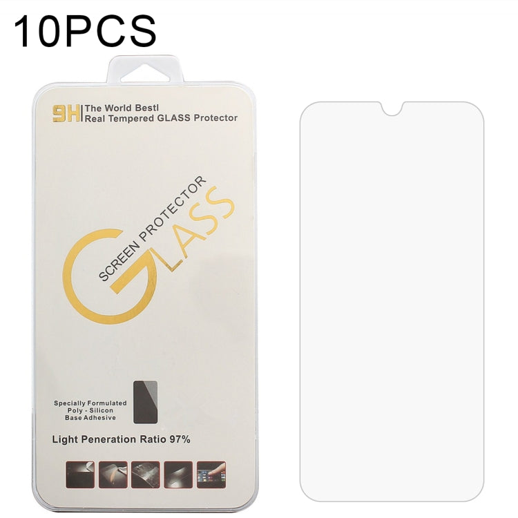 For UMIDIGI BISON / Bison Pro 10 PCS 0.26mm 9H 2.5D Tempered Glass Film