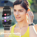 Lokmat QUEEN 1.14 inch TFT Screen IP67 Waterproof Smart Watch, Support Sleep Monitor / Heart Rate Monitor / Female Health Monitor, Style:Steel Strap(Gold)