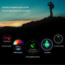 Lokmat TK04 1.3 inch IPS Touch Screen IP67 Waterproof Smart Watch, Support Sleep Bluetooth Call & Music Play / Heart Rate Monitor / Blood Pressure Monitor(Black)