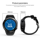Lokmat TK05 1.3 inch IPS Touch Screen IP67 Waterproof GPS Smart Watch, Support Bluetooth Call & Music Play / Heart Rate Monitor / Blood Pressure Monitor(Black)