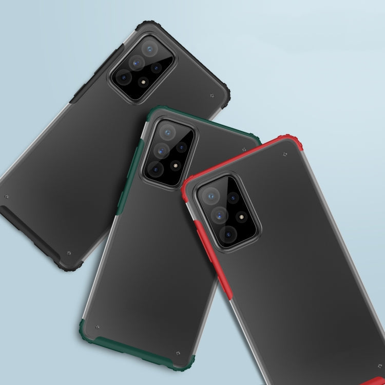 For Samsung Galaxy A52 5G / 4G Four-corner Shockproof TPU + PC Protective Case(Red)