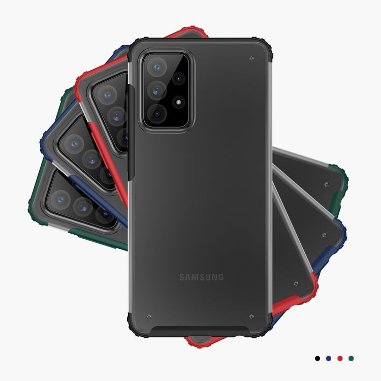 For Samsung Galaxy A52 5G / 4G Four-corner Shockproof TPU + PC Protective Case(Red)