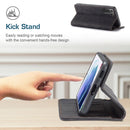 For Samsung Galaxy S21 5G CaseMe 013 Multifunctional Horizontal Flip Leather Case with Holder & Card Slot & Wallet(Black)