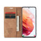 For Samsung Galaxy S21 5G CaseMe 013 Multifunctional Horizontal Flip Leather Case with Holder & Card Slot & Wallet(Brown)