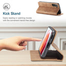 For Samsung Galaxy S21 5G CaseMe 013 Multifunctional Horizontal Flip Leather Case with Holder & Card Slot & Wallet(Brown)