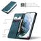 For Samsung Galaxy S21 5G CaseMe 013 Multifunctional Horizontal Flip Leather Case with Holder & Card Slot & Wallet(Blue)