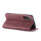 For Samsung Galaxy S21 5G CaseMe 013 Multifunctional Horizontal Flip Leather Case with Holder & Card Slot & Wallet(Wine Red)