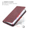 For Samsung Galaxy S21 5G CaseMe 013 Multifunctional Horizontal Flip Leather Case with Holder & Card Slot & Wallet(Wine Red)