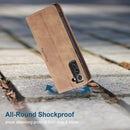 For Samsung Galaxy S21+ 5G CaseMe 013 Multifunctional Horizontal Flip Leather Case with Holder & Card Slot & Wallet(Brown)