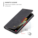 For Samsung Galaxy S21 Ultra 5G CaseMe 013 Multifunctional Horizontal Flip Leather Case with Holder & Card Slot & Wallet(Black)