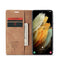 For Samsung Galaxy S21 Ultra 5G CaseMe 013 Multifunctional Horizontal Flip Leather Case with Holder & Card Slot & Wallet(Brown)