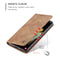 For Samsung Galaxy S21 Ultra 5G CaseMe 013 Multifunctional Horizontal Flip Leather Case with Holder & Card Slot & Wallet(Brown)