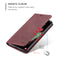 For Samsung Galaxy S21 Ultra 5G CaseMe 013 Multifunctional Horizontal Flip Leather Case with Holder & Card Slot & Wallet(Wine Red)