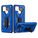 For OPPO A15 Shockproof TPU + PC Protective Case with Holder(Blue)
