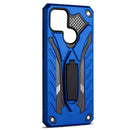 For OPPO A15 Shockproof TPU + PC Protective Case with Holder(Blue)