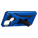 For OPPO A15 Shockproof TPU + PC Protective Case with Holder(Blue)