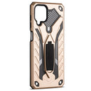 For Samsung Galaxy A12 5G Shockproof TPU + PC Protective Case with Holder(Gold)