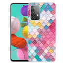 For Samsung Galaxy A72 5G / 4G Shockproof Painted Transparent TPU Protective Case(Color Quartet)