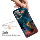 For Samsung Galaxy A72 5G / 4G Shockproof Painted Transparent TPU Protective Case(Watercolor Ink)