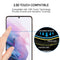 For Samsung Galaxy S21+ 5G 3D Curved Edge Full Screen Tempered Glass Film(Black)