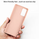 For Samsung Galaxy S20 FE Solid Color Liquid Silicone Shockproof Full Coverage Protective Case with Ring Holder(Yellow)