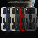 For Huawei Y9a Vanguard Warrior All Inclusive Double-color Shockproof TPU + PC Protective Case with Holder(Gold)