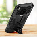 For Huawei Y9a Vanguard Warrior All Inclusive Double-color Shockproof TPU + PC Protective Case with Holder(Gold)