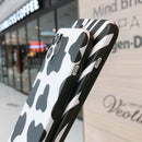 Animal Texture IMD Shockproof TPU Protective Case with Lanyard For iPhone 11 Pro Max(Zebra + Leopard)