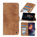 For Motorola Moto E7 (2020) Antelope Texture Magnetic Buckle Horizontal Flip PU Leather Case with Card Slots & Wallet & Holder(Brown)