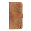 For Motorola Moto E7 (2020) Antelope Texture Magnetic Buckle Horizontal Flip PU Leather Case with Card Slots & Wallet & Holder(Brown)