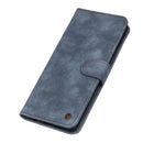 For Motorola Moto E7 (2020) Antelope Texture Magnetic Buckle Horizontal Flip PU Leather Case with Card Slots & Wallet & Holder(Blue)