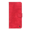 For Motorola Moto E7 (2020) Antelope Texture Magnetic Buckle Horizontal Flip PU Leather Case with Card Slots & Wallet & Holder(Red)