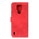 For Motorola Moto E7 (2020) Antelope Texture Magnetic Buckle Horizontal Flip PU Leather Case with Card Slots & Wallet & Holder(Red)