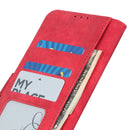 For Motorola Moto E7 (2020) Antelope Texture Magnetic Buckle Horizontal Flip PU Leather Case with Card Slots & Wallet & Holder(Red)