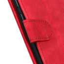 For Motorola Moto E7 (2020) Antelope Texture Magnetic Buckle Horizontal Flip PU Leather Case with Card Slots & Wallet & Holder(Red)