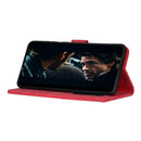 For Motorola Moto E7 (2020) Antelope Texture Magnetic Buckle Horizontal Flip PU Leather Case with Card Slots & Wallet & Holder(Red)