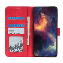 For Motorola Moto E7 (2020) Antelope Texture Magnetic Buckle Horizontal Flip PU Leather Case with Card Slots & Wallet & Holder(Red)