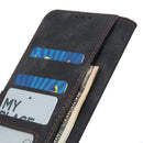 For Motorola Moto E7 (2020) Antelope Texture Magnetic Buckle Horizontal Flip PU Leather Case with Card Slots & Wallet & Holder(Black)