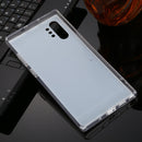 For Galaxy Note 10+ TPU + Acrylic Luxury Plating Mirror Phone Case Cover(Rose Gold)