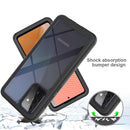 For Samsung Galaxy A72 5G / 4G Starry Sky Solid Color Series Shockproof PC + TPU Protective Case(Black)