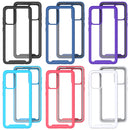 For Samsung Galaxy A72 5G / 4G Starry Sky Solid Color Series Shockproof PC + TPU Protective Case(Black)