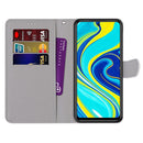 For Xiaomi Redmi Note 9S / 9 Pro Coloured Drawing Cross Texture Horizontal Flip PU Leather Case with Holder & Card Slots & Wallet & Lanyard(Green Lemon)